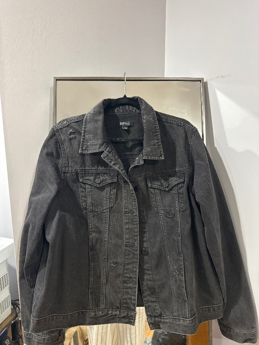 Soft black jean jacket